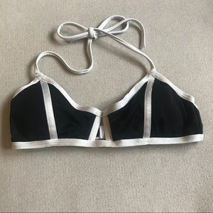 Victoria’s Secret black and white bikini top